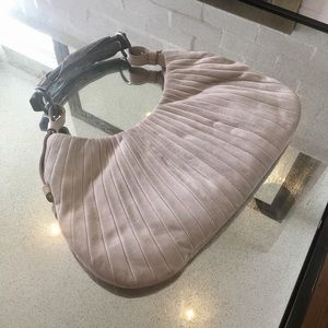 Authentic Yves Saint Laurent Mombasa suede bag